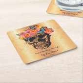 Rose für den Zuckerschmuck Rechteckiger Pappuntersetzer (angewinkelt)