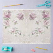 Rose für Design der Decoupage-Serie 24 Seidenpapier (Basteln)