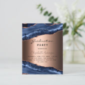 Rose für die blaue Karte (Stehend Vorderseite)