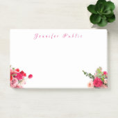 Rose für die Blumenbearbeitung Post-it Klebezettel (Büro)