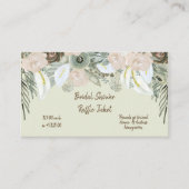 Rose für die Farbe Grün und Creme Begleitkarte (Vorderseite)