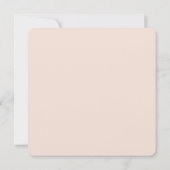 Rose für die Mama, Flachkarte (Rückseite)