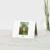 Rose für ein kleines Mädchen Karte (Rückseite)