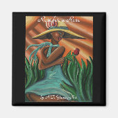 Rose für ein Rose-Magnet Magnet (Vorne)