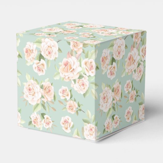 Rose für Gastgeschenk Geschenkschachtel (Rückseite)