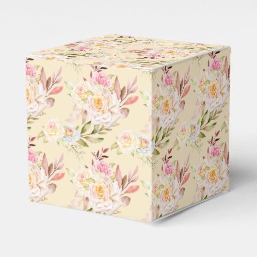 Rose für Gastgeschenk Geschenkschachtel (Vorderseite)