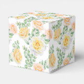 Rose für Gastgeschenk Geschenkschachtel (Rückseite)