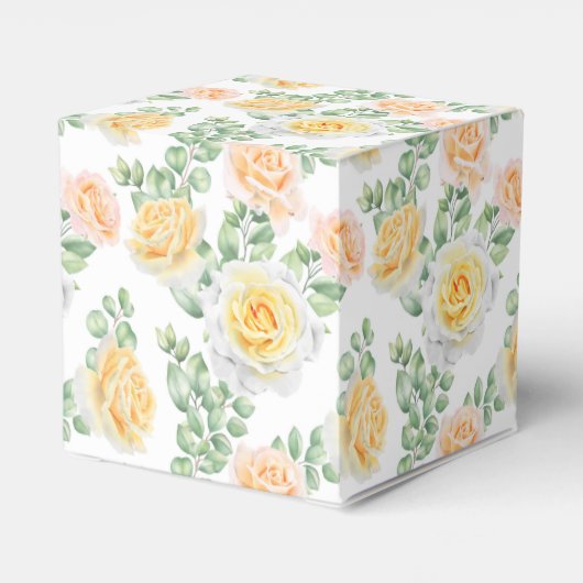 Rose für Gastgeschenk Geschenkschachtel (Rückseite)