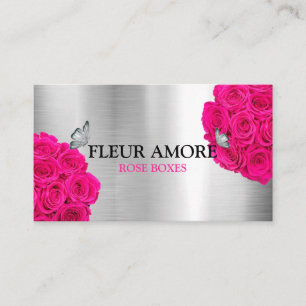 Rose für Geschenke Blume Blumenfelder Visitenkarte