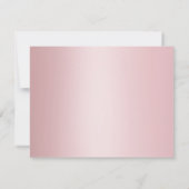 Rose für Handskriptname Vorlage Gold Elegant (Rückseite)