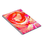 Rose für helles Design Notizblock (Rechte Seite)