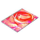 Rose für helles Design Notizblock (Linke Seite)