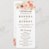 Rose für Hochzeiten von Korallen und Gold Programm (Vorne/Hinten)