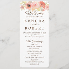 Rose für Hochzeiten von Korallen und Gold Programm