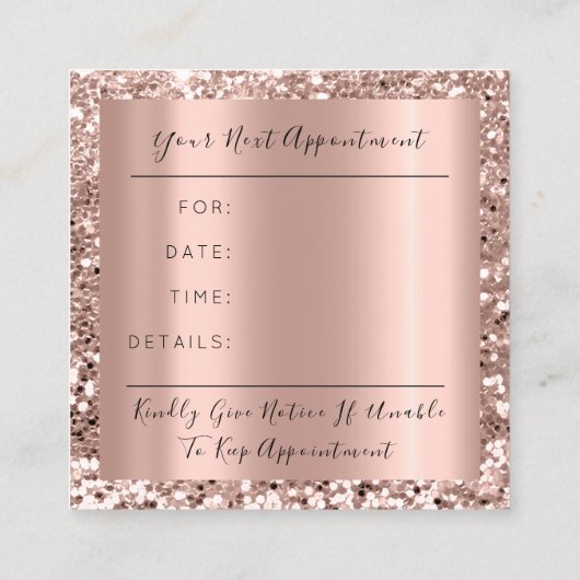 Rose für Hochzeitsfeier Rosa Terminkarte (Rückseite)