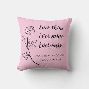 Rose für jeden Tag in meinem Leben je unser Hochze Kissen