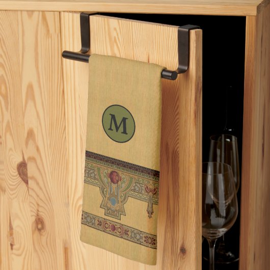 Rose für Kunst und Handwerk, Handwerker oder Missi Geschirrtuch (Drittel gefaltet)