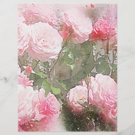Rose für künstlerische Aquarellbilder Scrapbooking