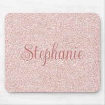 Rose für Kurze Skriptnamen Gold-Glitzer