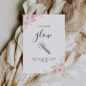 Rose für Liebe-Glow-Hochzeitsskripte Einladung