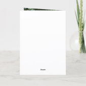 Rose für meine Ehefrau, Geburtskarte Karte (Rückseite)