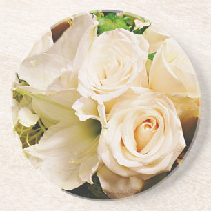 Rose für mich_ sandstein untersetzer