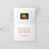Rose für Mutter Karte (Innenseite)