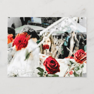 Rose für Sie am Tag des St. George Postkarte