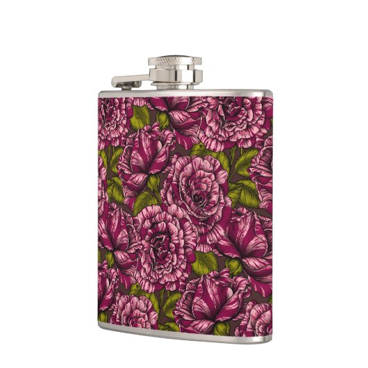 Rose für Sie Flachmann (Links)