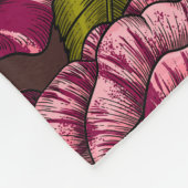 Rose für Sie Fleecedecke (Ecke)