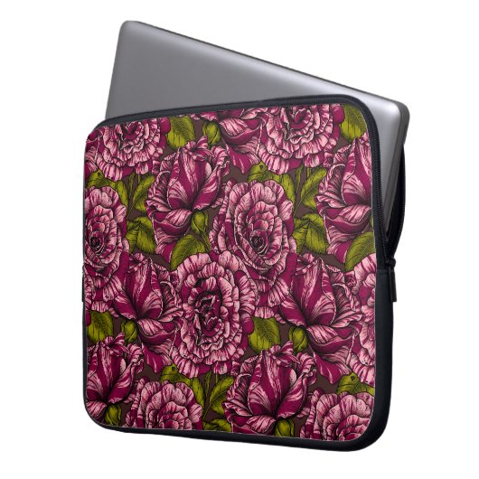 Rose für Sie Laptopschutzhülle (Vorderseite Links)