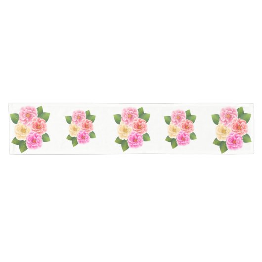 Rose für Tischläufer (Horizontal)