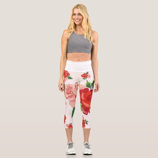 Rose für U Capri Leggings (Vorderseite)