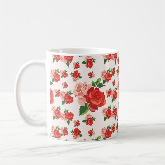 Rose für U Kaffeetasse (Links)