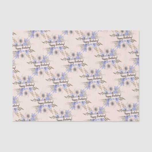 Rose für Violett und Pastell Seidenpapier (Vorderseite)