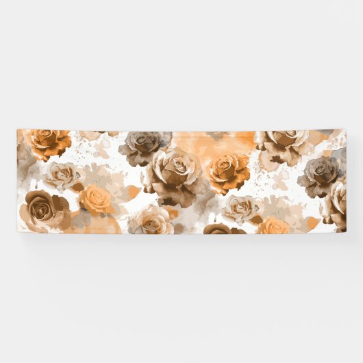 Rose für Wasserfarben 2 Banner (Horizontal)