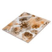 Rose für Wasserfarben 2 Fliese (Seite)