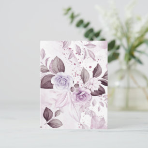 Rose für Wasserfarben 2 Postkarte