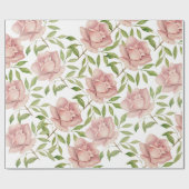 Rose für Wasserfarben, Blush Violet Geschenkpapier (Flach)