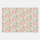 Rose für Wasserfarben, Blush Violet Geschenkpapier Set (Vorderseite 3)