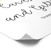 Rose für Wasserfarben Karten und Geschenkposter Poster (Ecke)