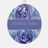 Rose für Wasserfarben Keramik Ornament (Links)