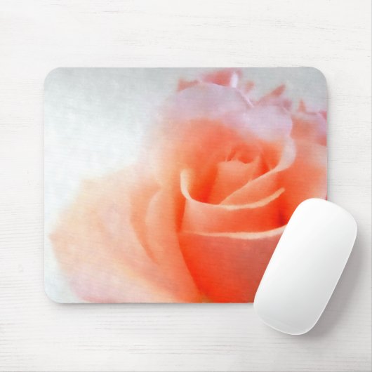 Rose für Wasserfarben Mousepad (Mit Mouse)