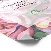 Rose für Wasserfarben - Sangria Bar Poster (Ecke)