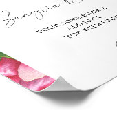 Rose für Wasserfarben - Sangria Bar Poster (Ecke)