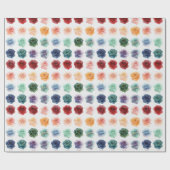 Rose für Wasserfarben - Zeitlose Eleganz Geschenkpapier (Flach)