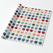 Rose für Wasserfarben - Zeitlose Eleganz Geschenkpapier (Ungerollt)