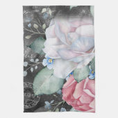 Rose für Wasserfarbenkarton Geschirrtuch (Vertikal)