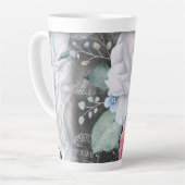 Rose für Wasserfarbenkarton Milchtasse (Linke Ecke)
