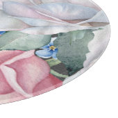 Rose für Wasserfarbenkarton Schneidebrett (Ecke)